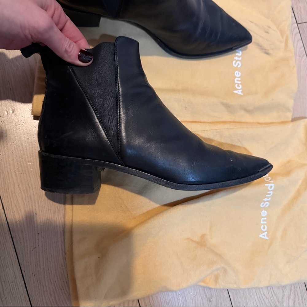 Acne Studios Jensen Leather Boots - Picture 8 of 9